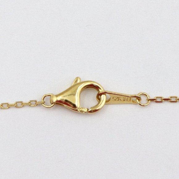 New RACHEL ZOE 18K Gold Silver Malachite Three Clover Cubic Zirconia Necklace - Picture 8 of 12